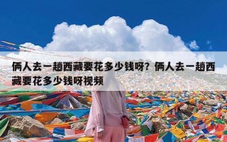 俩人去一趟西藏要花多少钱呀？俩人去一趟西藏要花多少钱呀视频