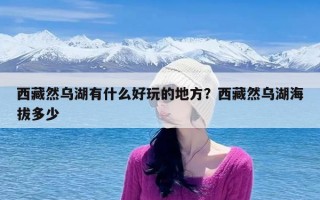 西藏然乌湖有什么好玩的地方？西藏然乌湖海拔多少