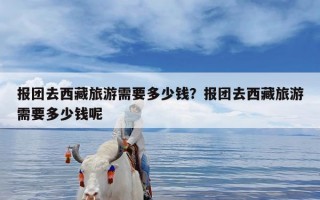 报团去西藏旅游需要多少钱？报团去西藏旅游需要多少钱呢