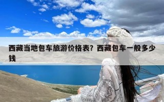 西藏当地包车旅游价格表？西藏包车一般多少钱
