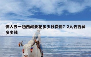 俩人去一趟西藏要花多少钱费用？2人去西藏多少钱
