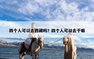 四个人可以去西藏吗？四个人可以去干嘛