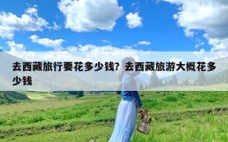 去西藏旅行要花多少钱？去西藏旅游大概花多少钱