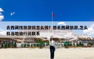 去西藏找旅游团怎么找？想去西藏旅游,怎么和当地旅行团联系