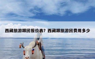 西藏旅游跟团报价表？西藏跟旅游团费用多少