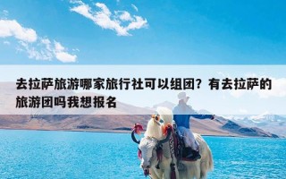 去拉萨旅游哪家旅行社可以组团？有去拉萨的旅游团吗我想报名