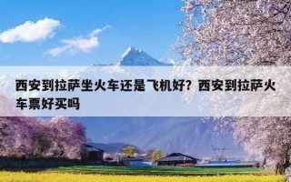 西安到拉萨坐火车还是飞机好？西安到拉萨火车票好买吗