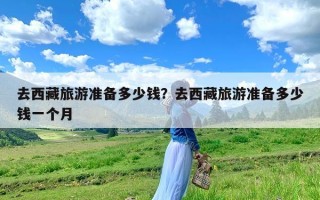 去西藏旅游准备多少钱？去西藏旅游准备多少钱一个月