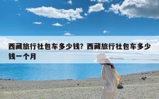 西藏旅行社包车多少钱？西藏旅行社包车多少钱一个月
