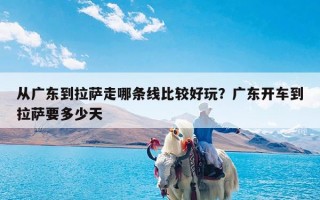 从广东到拉萨走哪条线比较好玩？广东开车到拉萨要多少天