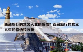 西藏旅行的意义人生的感悟？西藏旅行的意义人生的感悟和收获