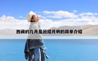 西藏的几月是团结月啊的简单介绍