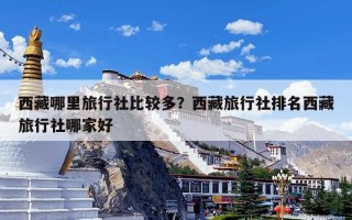 西藏哪里旅行社比较多？西藏旅行社排名西藏旅行社哪家好