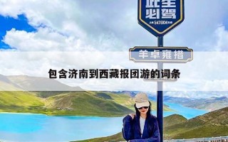 包含济南到西藏报团游的词条