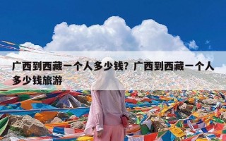 广西到西藏一个人多少钱？广西到西藏一个人多少钱旅游