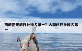 西藏正规旅行社排名第一？大同旅行社排名第一
