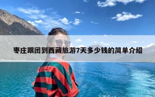 枣庄跟团到西藏旅游7天多少钱的简单介绍