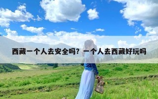 西藏一个人去安全吗？一个人去西藏好玩吗