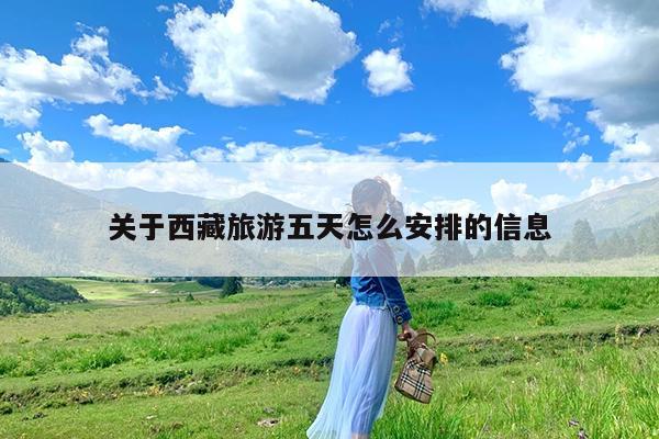 关于西藏旅游五天怎么安排的信息