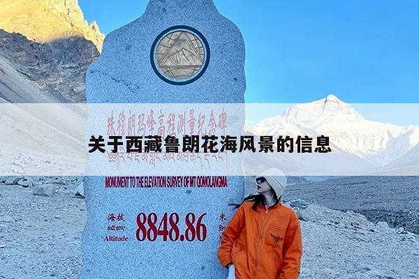 关于西藏鲁朗花海风景的信息