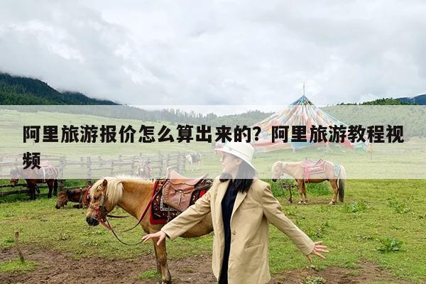 阿里旅游报价怎么算出来的?阿里旅游教程视频